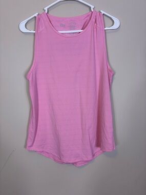 ZYIA‎ Pink Athletic Slit Back Tank Top Small